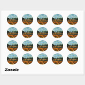 Cezanne - Rivieroevers Ronde Sticker (Vel)