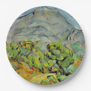 Cezanne - Road bij Mont Sainte-Victoire Papieren Bordje