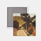 Cezanne - Road in Provence Magneet (Voorkant / Achterkant)