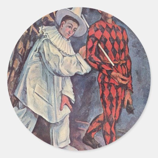CEZANNE RONDE STICKER (Voorkant)