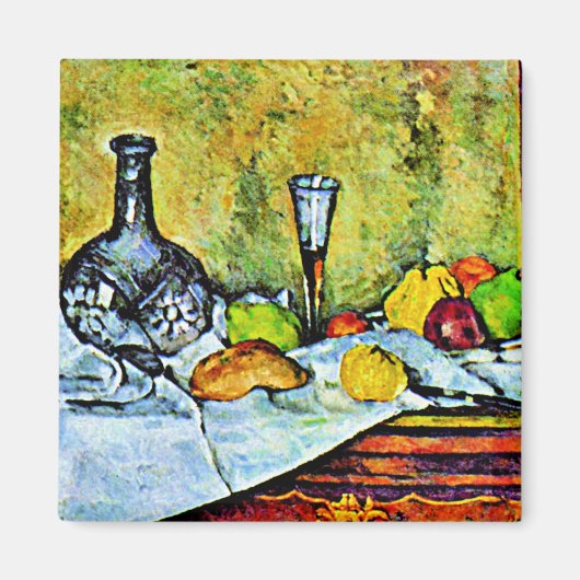 Cezanne-schilderij, dessert magneet (Voorkant)