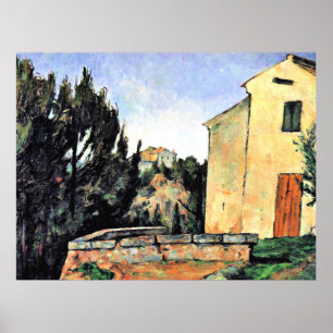 Cezanne schilderij, The Abandoned House Poster