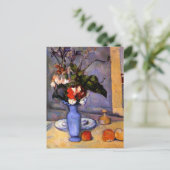 Cezanne schildert nog steeds leven met Blue Vase a Briefkaart (Staand voorkant)