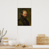 Cézanne - Self-Portrait Poster (Keuken)