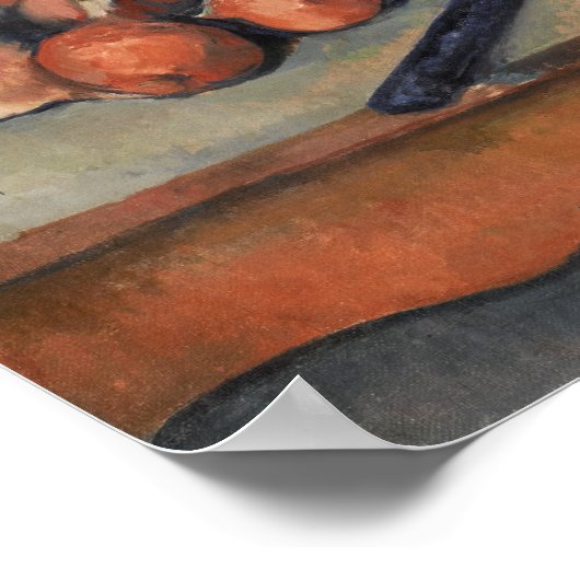 Cézanne - stil leven met uien poster (Hoek)