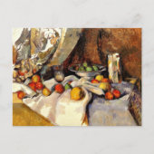 Cezanne - stille bioscopen, flesjes, beker en frui briefkaart (Voorkant)