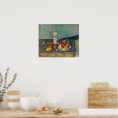 Cézanne - stille levens poster (Keuken)