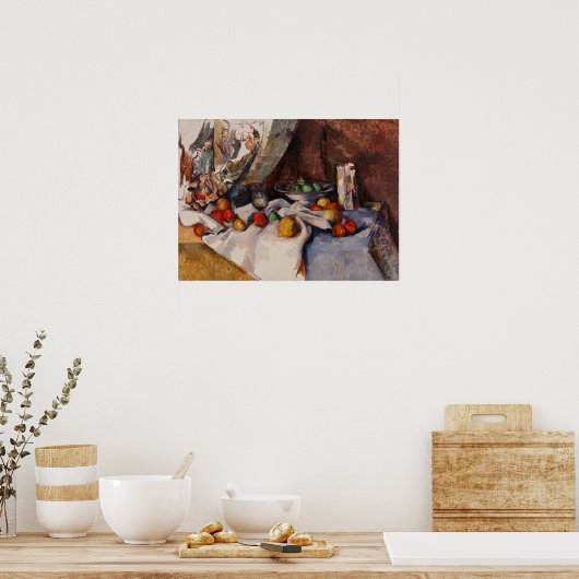 Cézanne - stille levens poster (Keuken)
