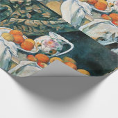 Cezanne stille-levensgordijn, bloemrijke pitcher,  cadeaupapier (Hoek)