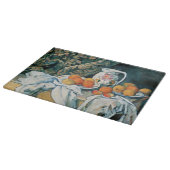 Cezanne stille-levensgordijn, bloemrijke pitcher,  snijplank (Hoek)