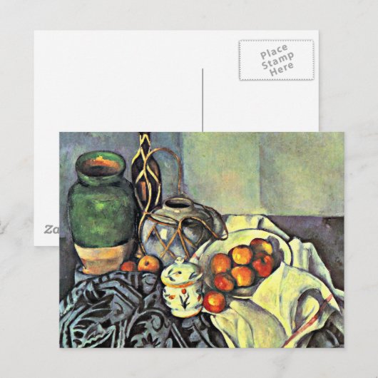Cezanne - Stilleven met appels Briefkaart (Voorkant / Achterkant)