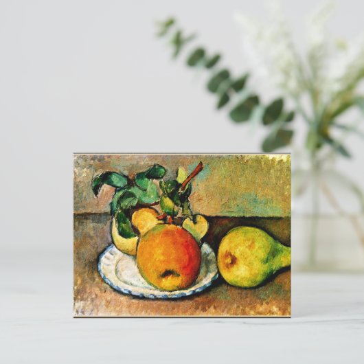 Cezanne - Stilleven met appels en peren Briefkaart (Staand voorkant)