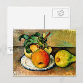 Cezanne - Stilleven met appels en peren Briefkaart (Voorkant / Achterkant)