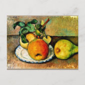 Cezanne - Stilleven met appels en peren Briefkaart (Voorkant)