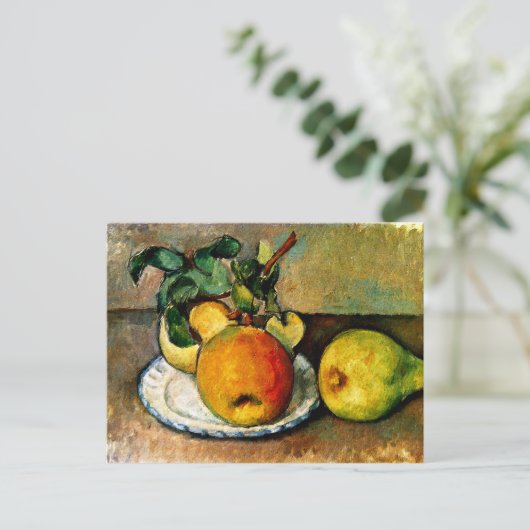 Cezanne - Stilleven met appels en peren Briefkaart (Staand voorkant)