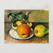 Cezanne - Stilleven met appels en peren Briefkaart (Voorkant)