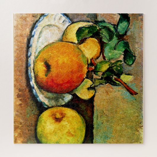 Cezanne - Stilleven met appels en peren Legpuzzel (Horizontaal)
