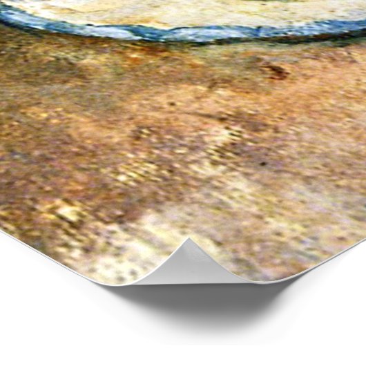 Cezanne - Stilleven met appels en peren Poster (Hoek)