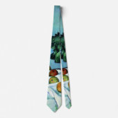 Cezanne - Stilleven met appels en primula's Stropdas (Voorkant)