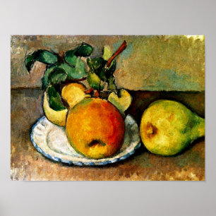 Cezanne - Stilleven met appels Poster