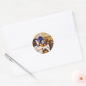 Cezanne - Stilleven met blauwe pot Ronde Sticker (Envelop)