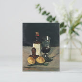 Cezanne - Stilleven met flesje, glas, leemons Briefkaart (Staand voorkant)