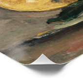 Cezanne - Stilleven met flesje, glas, leemons Perfect Poster (Hoek)