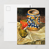 Cezanne - Stilleven met Italiaans aardewerk Briefkaart (Voorkant / Achterkant)
