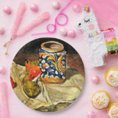 Cezanne - Stilleven met Italiaanse aardewerk Papieren Bordje (Feest)