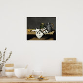 Cézanne - Stilleven met ketel Poster (Keuken)