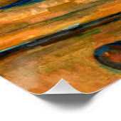 Cezanne - Stilleven met melk Jug en fruit Perfect Poster (Hoek)