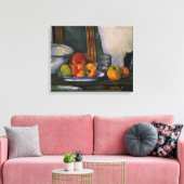 Cezanne - Stilleven met open la, Canvas Afdruk (Insitu (Woonkamer))