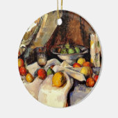 Cezanne - Stilleven, Post, Bottle, Cup en Fruit Keramisch Ornament (Links)