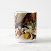 Cezanne - Stilleven, Post, Bottle, Cup en Fruit Koffiemok (Center)