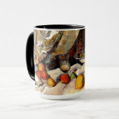 Cezanne - Stilleven, Post, Bottle, Cup en Fruit Mok (Voorkant links)