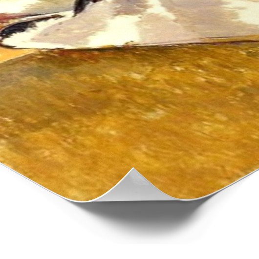 Cezanne - Stilleven, Post, Bottle, Cup en Fruit Poster (Hoek)