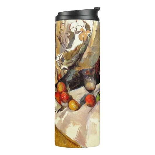 Cezanne - Stilleven, Post, Bottle, Cup en Fruit Thermosbeker (Gedraaid links)