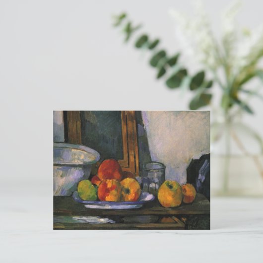 Cezanne - stilstaand leven met Open Drawer Kaart (Staand voorkant)