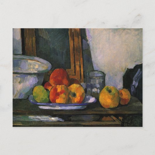 Cezanne - stilstaand leven met Open Drawer Kaart (Voorkant)