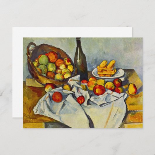 Cezanne The Basket of Apples Briefkaart (Voorkant / Achterkant)