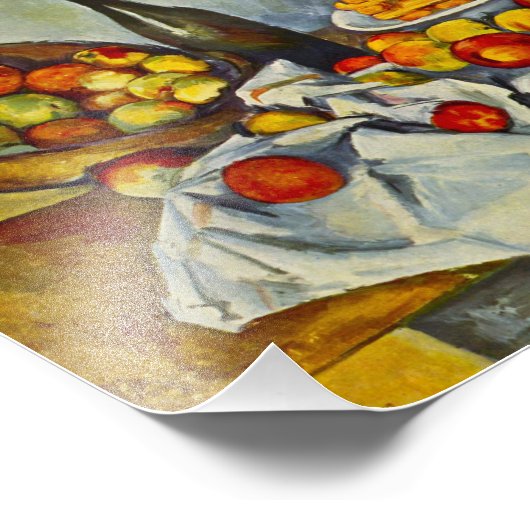 Cezanne The Basket of Apples Print Foto Afdruk (Hoek)