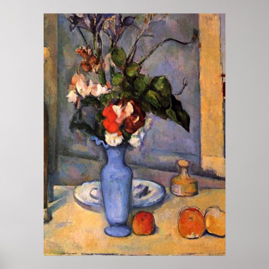 Cezanne - The Blue Vase Poster (Voorkant)