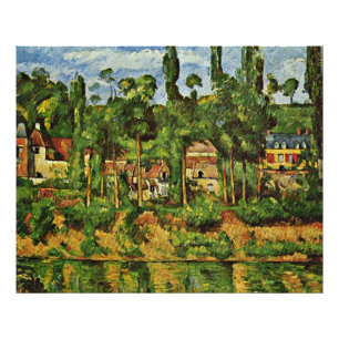 Cezanne - The Chateau de Medan Foto Afdruk