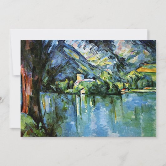 Cezanne - The Lac d'Annecy Kaart (Voorkant)