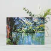 Cezanne - The Lac d'Annecy Kaart (Staand voorkant)