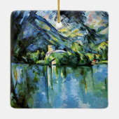 Cezanne - The Lac d'Annecy Keramisch Ornament (Achterkant)