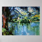 Cezanne - The Lac d'Annecy Poster (Voorkant)