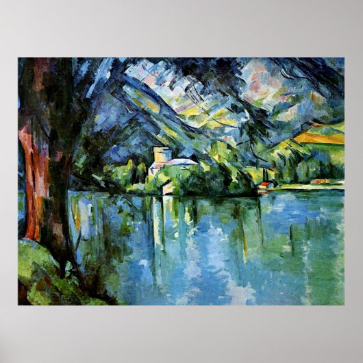 Cezanne - The Lac d'Annecy Poster (Voorkant)