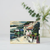 Cezanne - The Restaurant Mistral in l'Estaque Briefkaart (Staand voorkant)