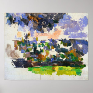 Cézanne - Tuin bij Les Lauves Poster
